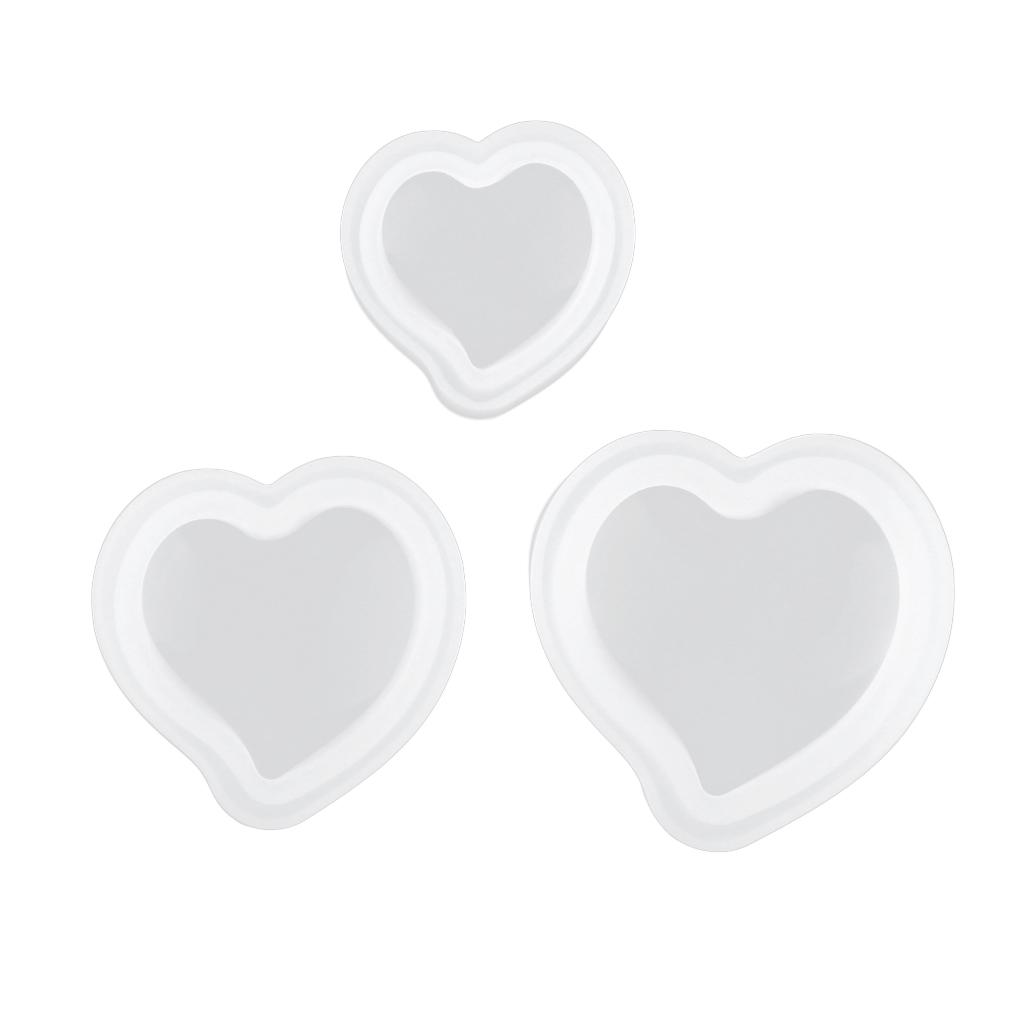Jewelry Making Mold - Love Heart Resin Jewelry Making Silicone