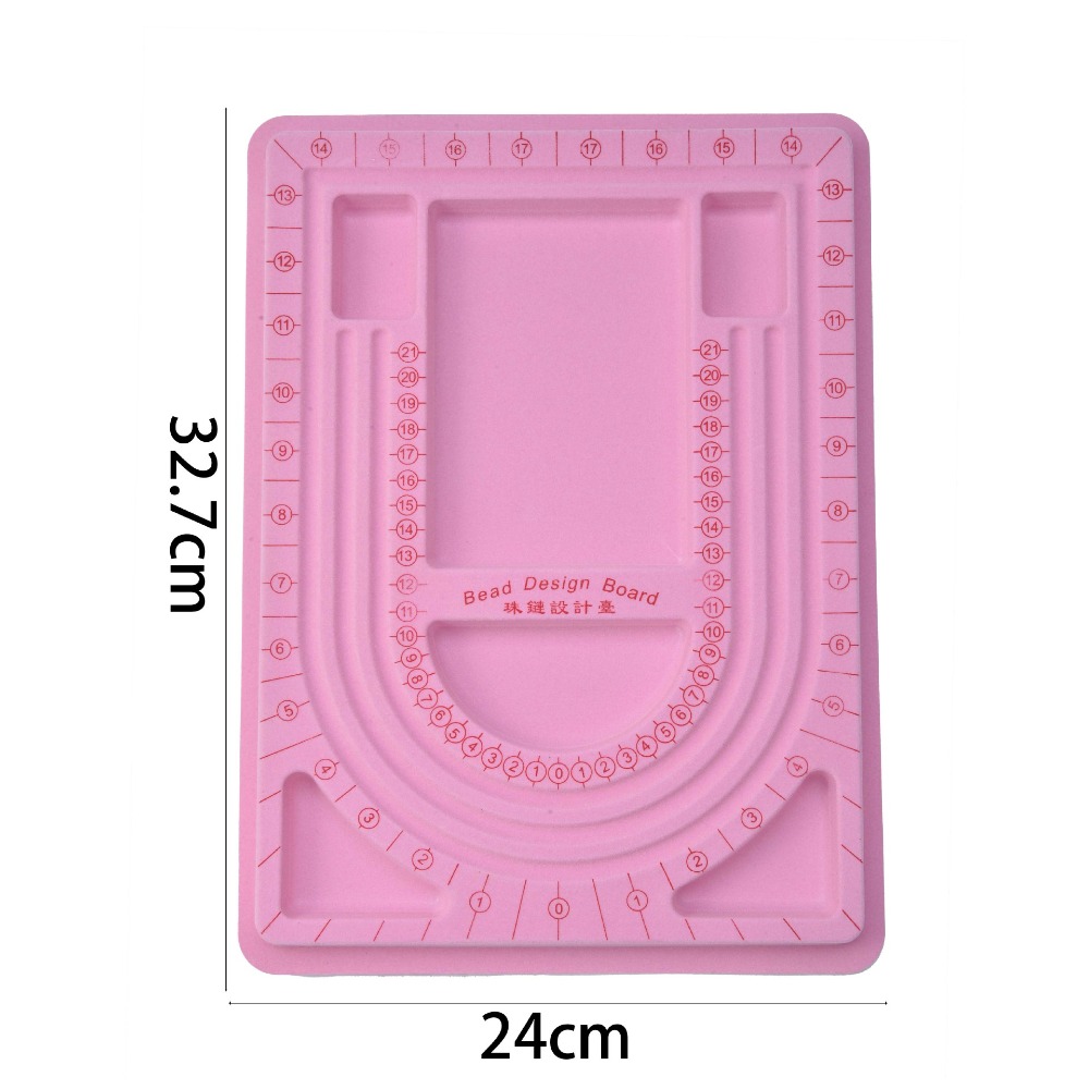 Jewelry Making Tools List - Colorful Flockeda Bead Board For Bracelet