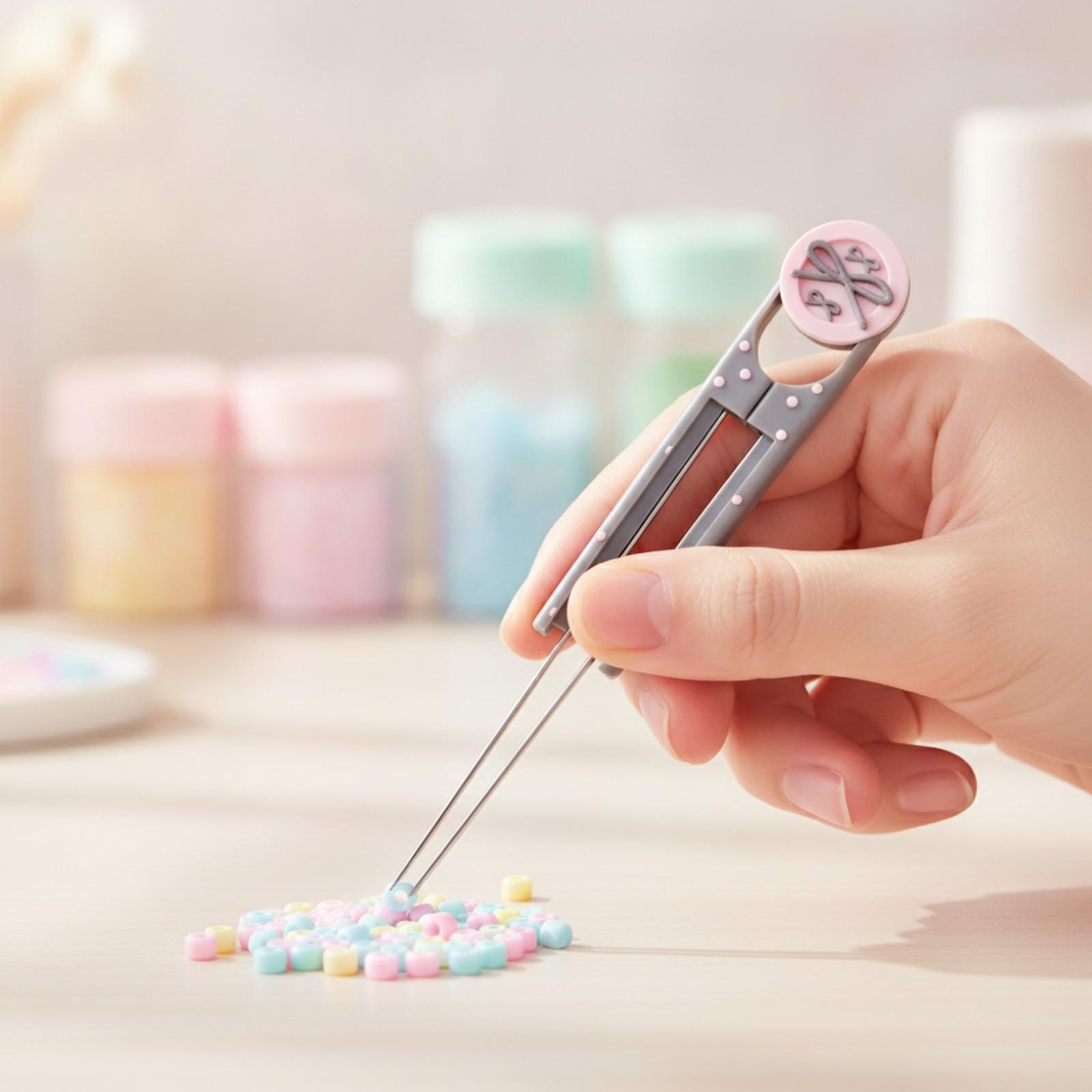Jewelry Making Place - Lightweight Bead Tweezers Craft Tool for