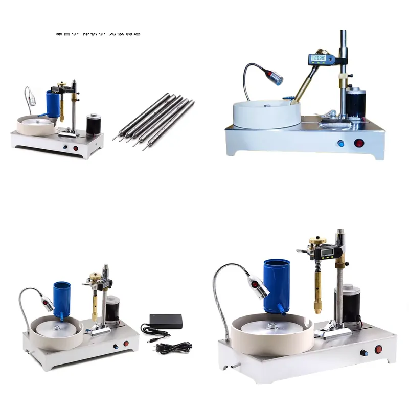 Jewelry Making Process - Mini Jade Cutting Machine Digital Display