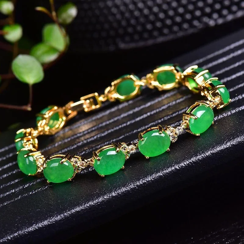 Natural Green Jade Agate LOVE  - Jewelry Making With Beads 评论和价格