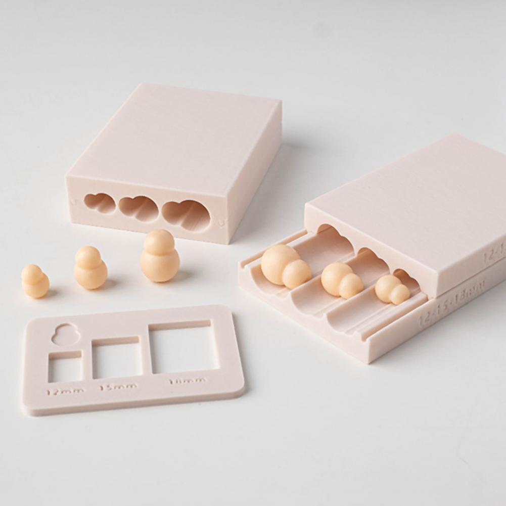 Polymer Clay Mold Snowman Bead - Jewelry Making Mold 评论和价格