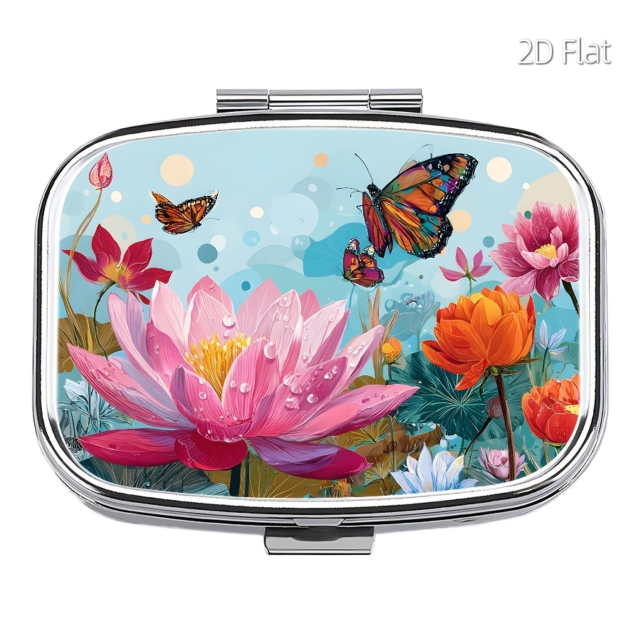 A Floral-Printed Double-Compar - Jewelry Making Place 评论和价格