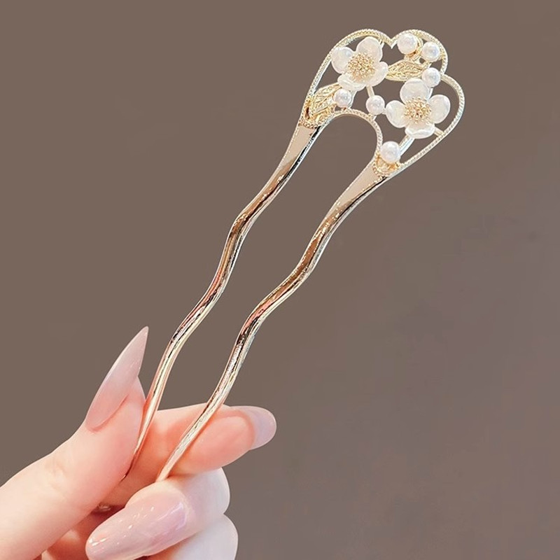 U Shaped Hair Stick Light Luxu - Jewelry Making With Beads 评论和价格