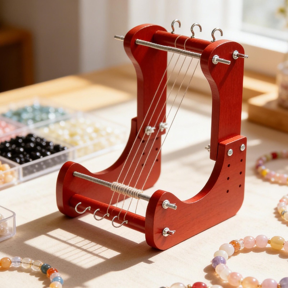 Wooden Beading Loom Kit Adjust - Jewelry Making With Beads 评论和价格