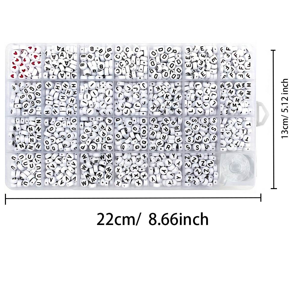 1300 4x7 round acrylic letter  - Jewelry Making Yarn 评论和价格