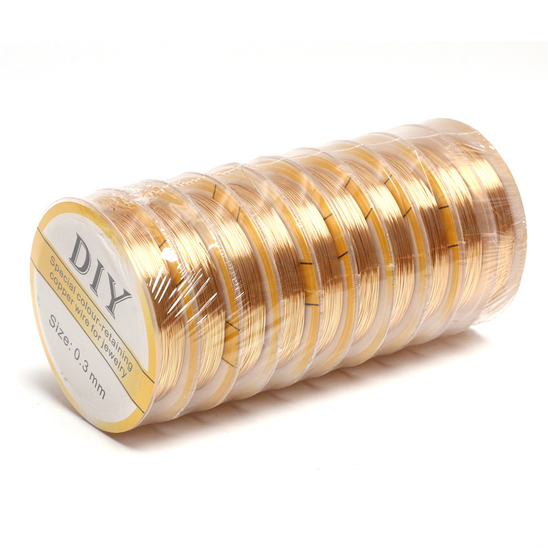 1Roll Silver Copper Wire 0.3/0 - Jewelry Making Yarn 评论和价格
