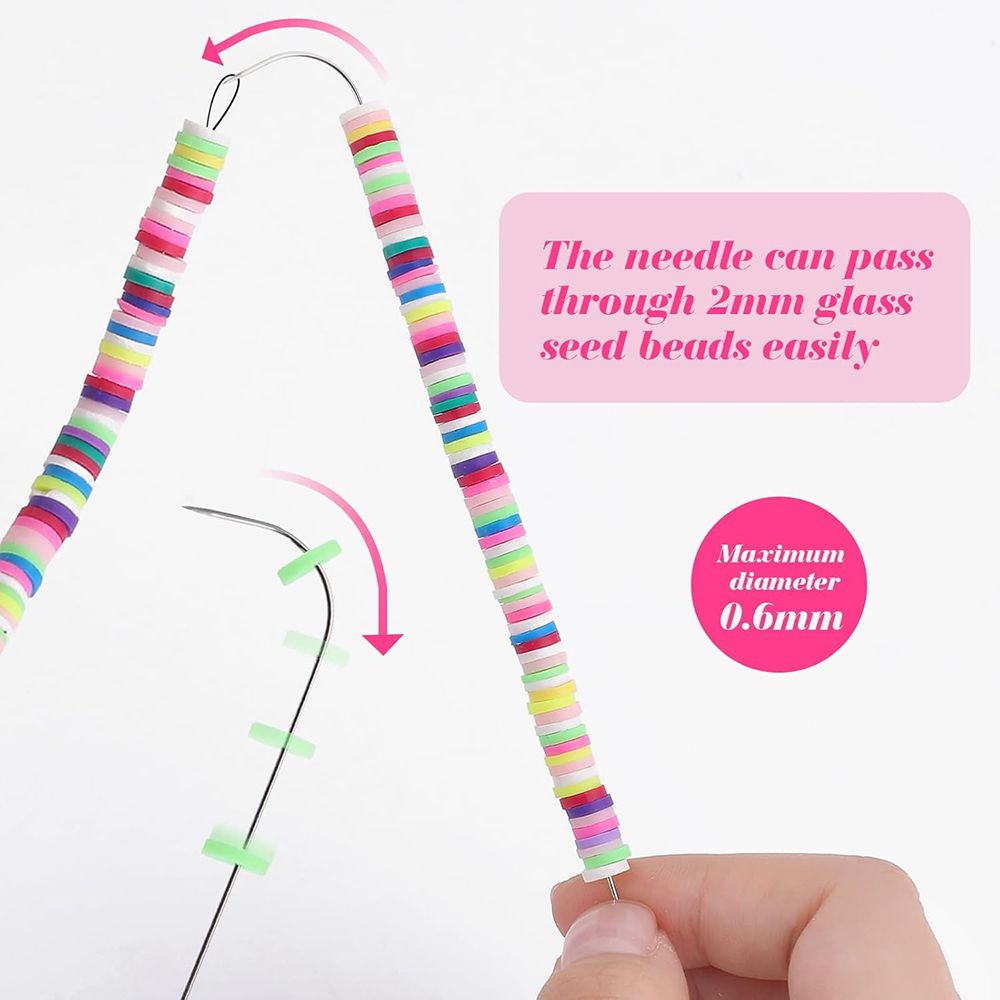 4Pcs Big Eye Beading Needles S - Jewelry Making Tools List 评论和价格