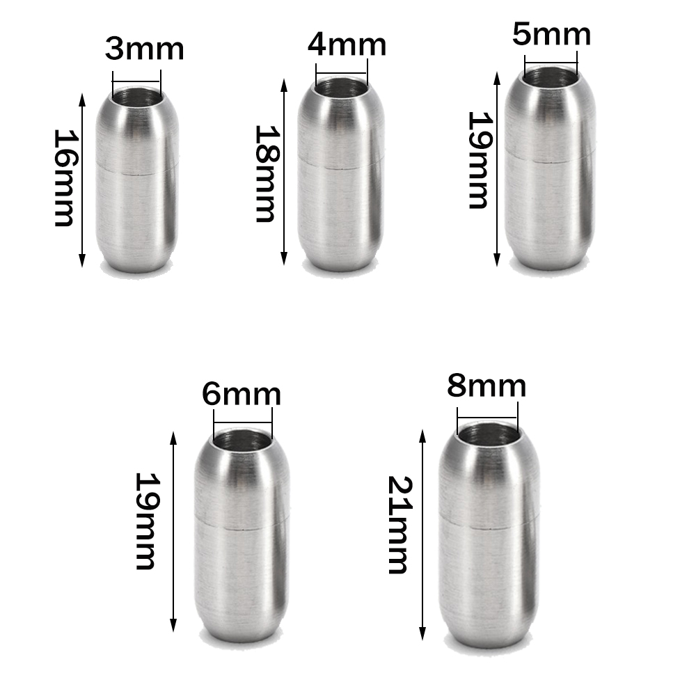2pcs Stainless Steel Magnetic  - Jewelry Making For Adults 评论和价格