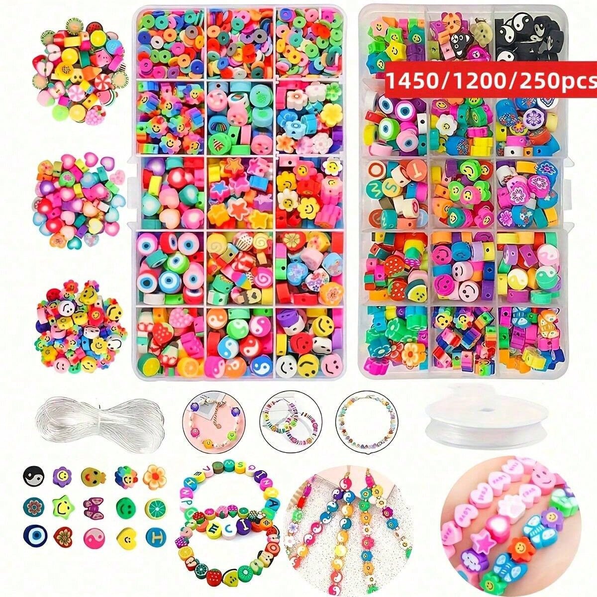 1450/1200/250pcs Polymer Clay  - Jewelry Making Yarn 评论和价格