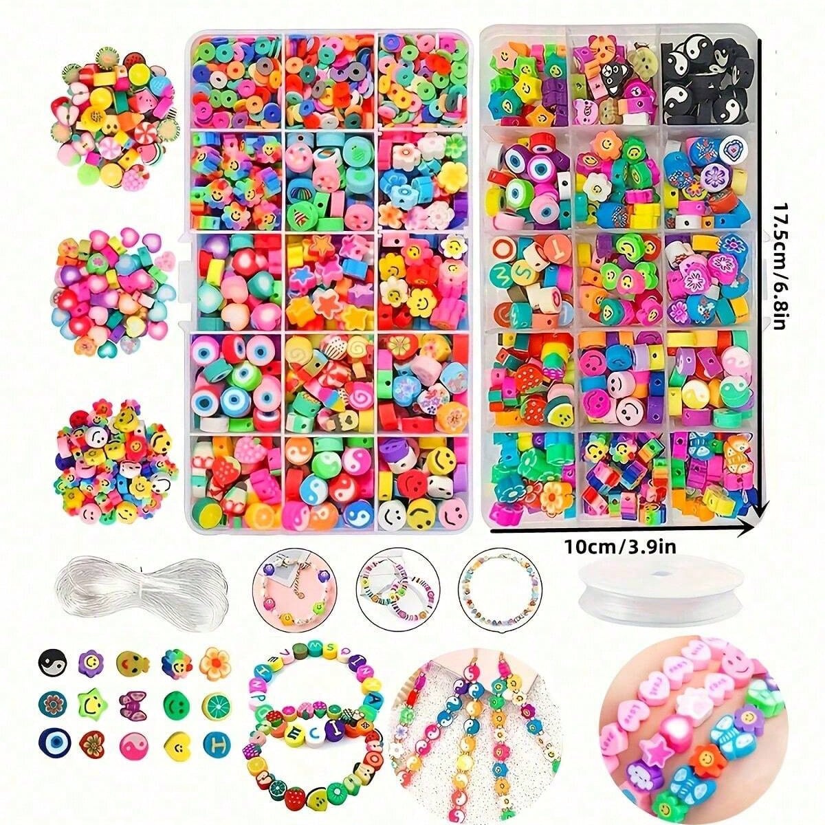 1450/1200/250pcs Polymer Clay  - Jewelry Making Yarn 评论和价格