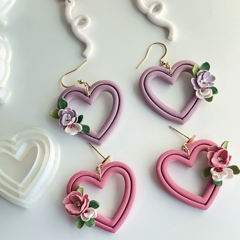 3Pcs Love Balloon Heart Polyme - Jewelry Making Tools List 评论和价格