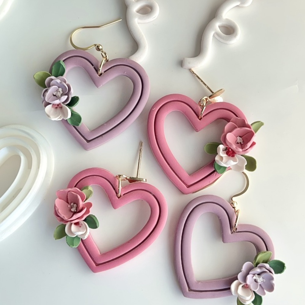 3Pcs Love Balloon Heart Polyme - Jewelry Making Tools List 评论和价格