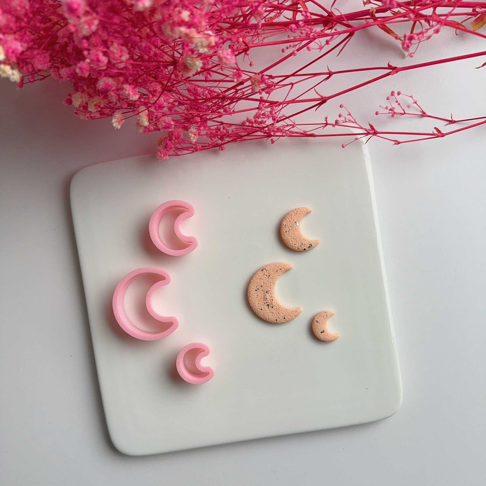 3Pcs/Set Different Sizes Moon  - Jewelry Making Tools List 评论和价格