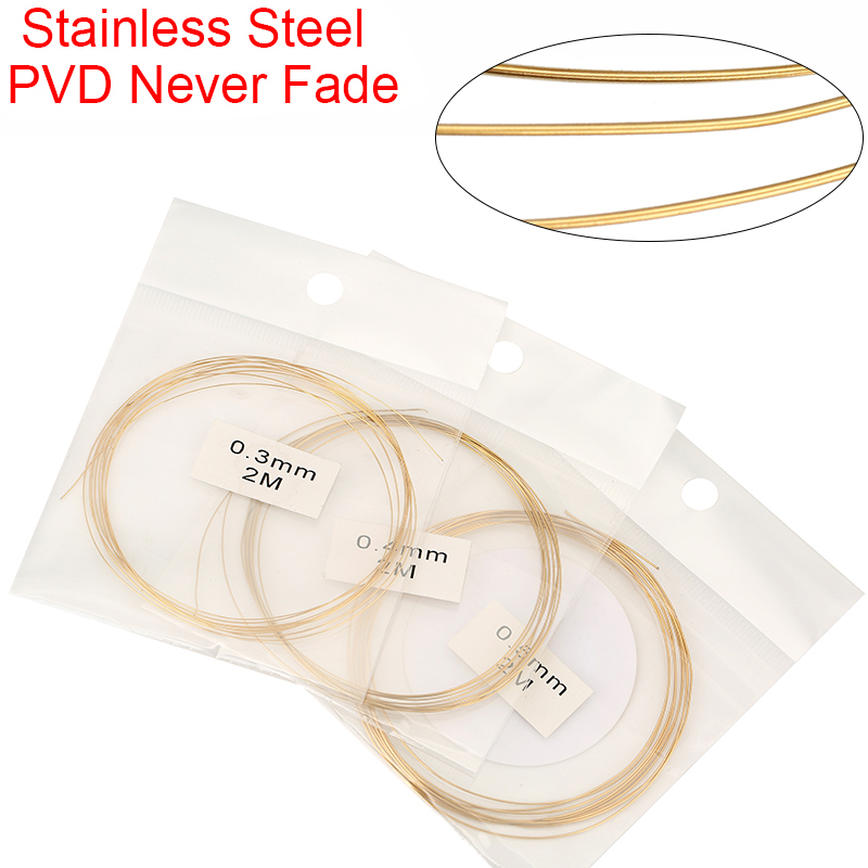 2meters Stainless Steel 0.3 0. - Jewelry Making Yarn 评论和价格