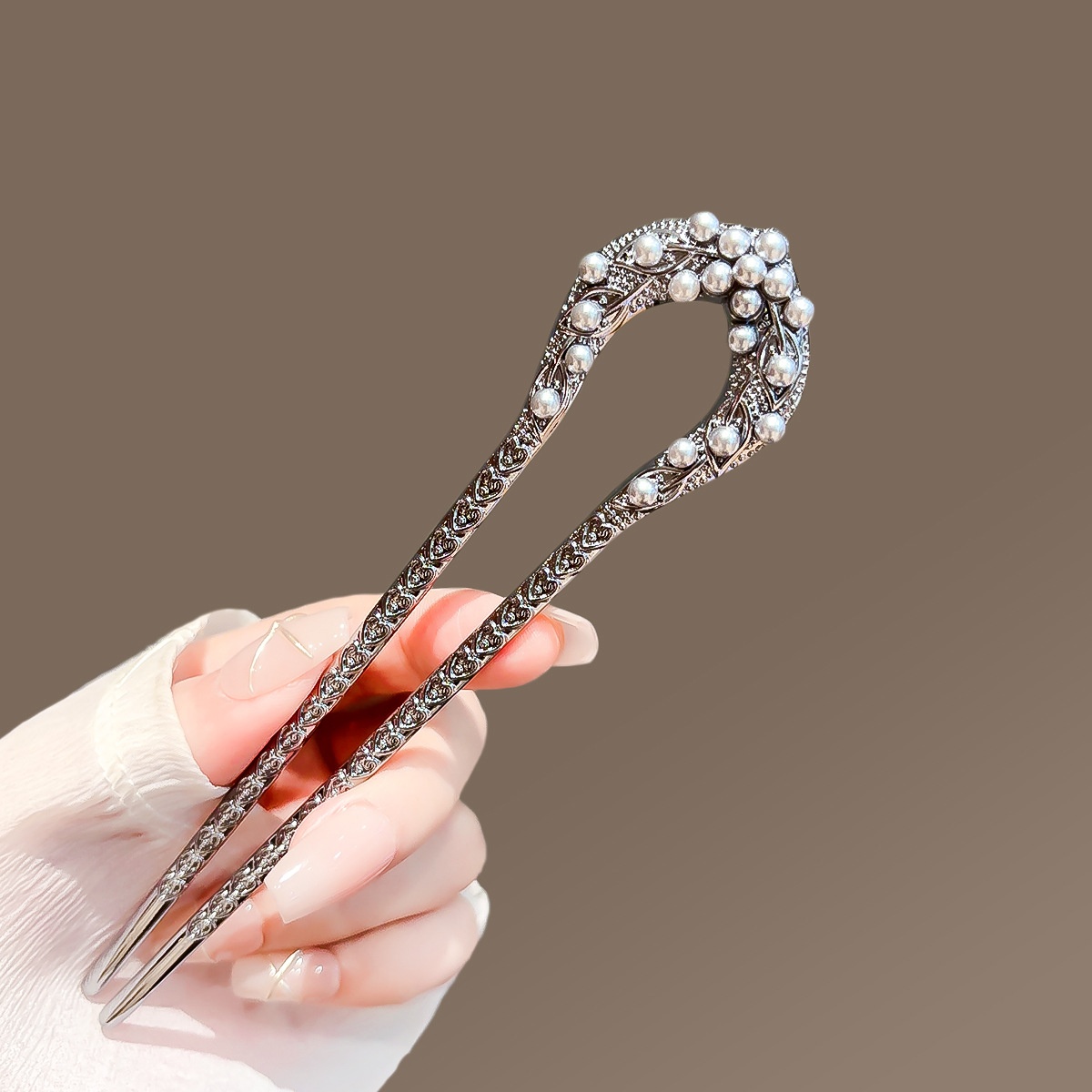 New Pearl U Shaped Hairpin For - Jewelry Making With Beads 评论和价格