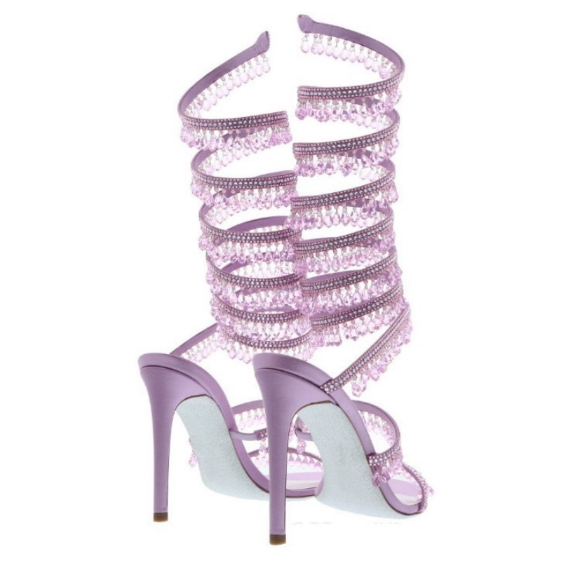 Thin high-heeled sandals summe - Jewelry Making With Beads 评论和价格