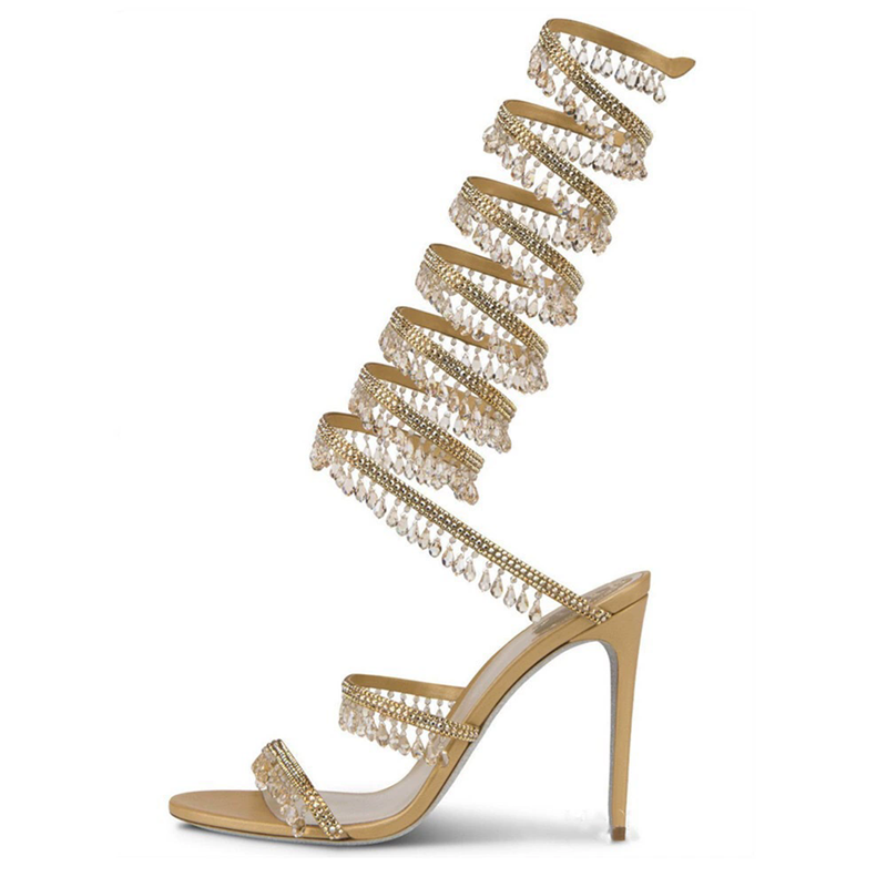 Thin high-heeled sandals summe - Jewelry Making With Beads 评论和价格