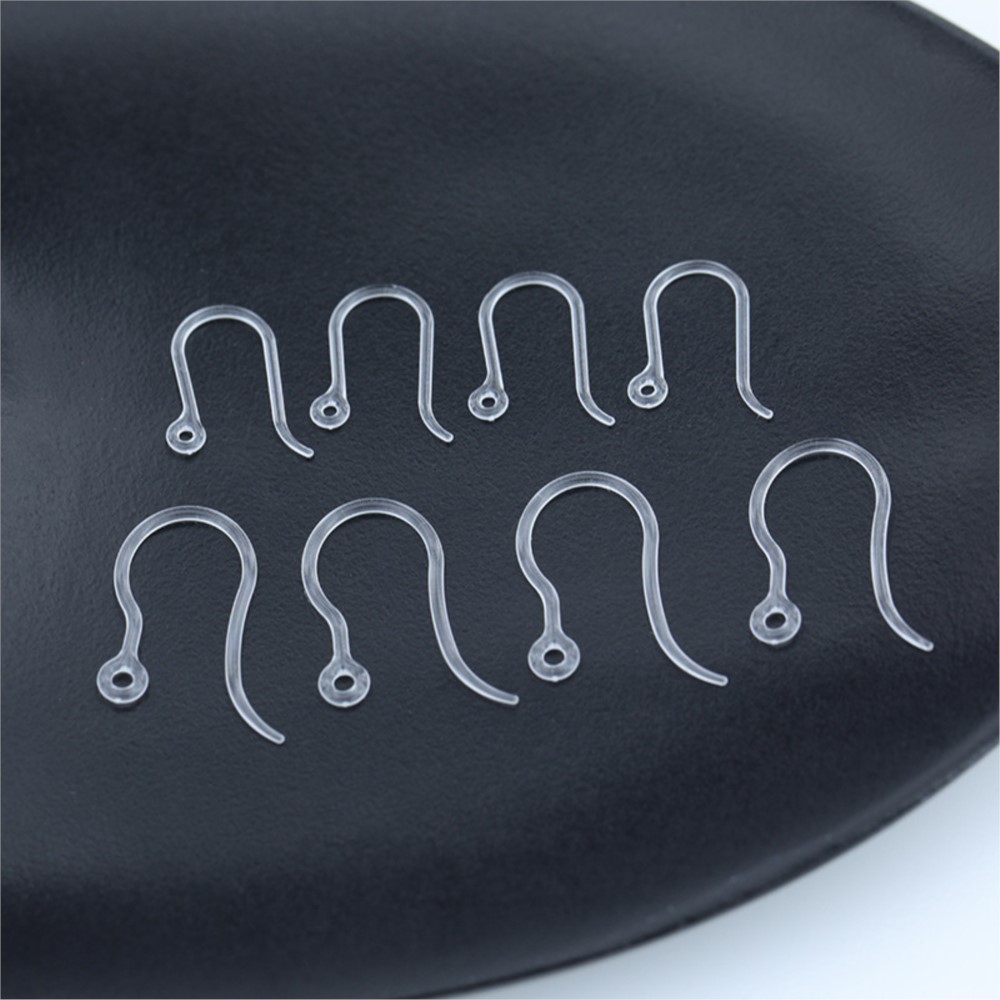 40pcs Clear Plastic Earring Ho - Jewelry Making Yarn 评论和价格