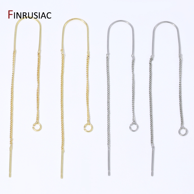 18K Gold Plated Brass Long Tas - Jewelry Making Yarn 评论和价格