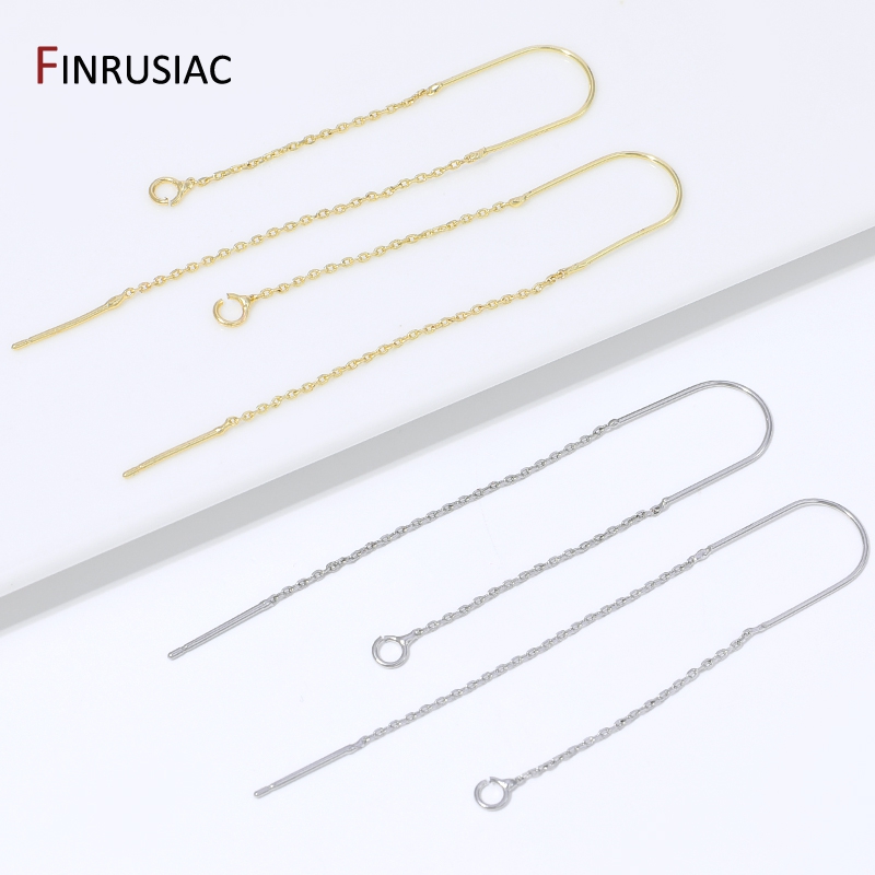 18K Gold Plated Brass Long Tas - Jewelry Making Yarn 评论和价格