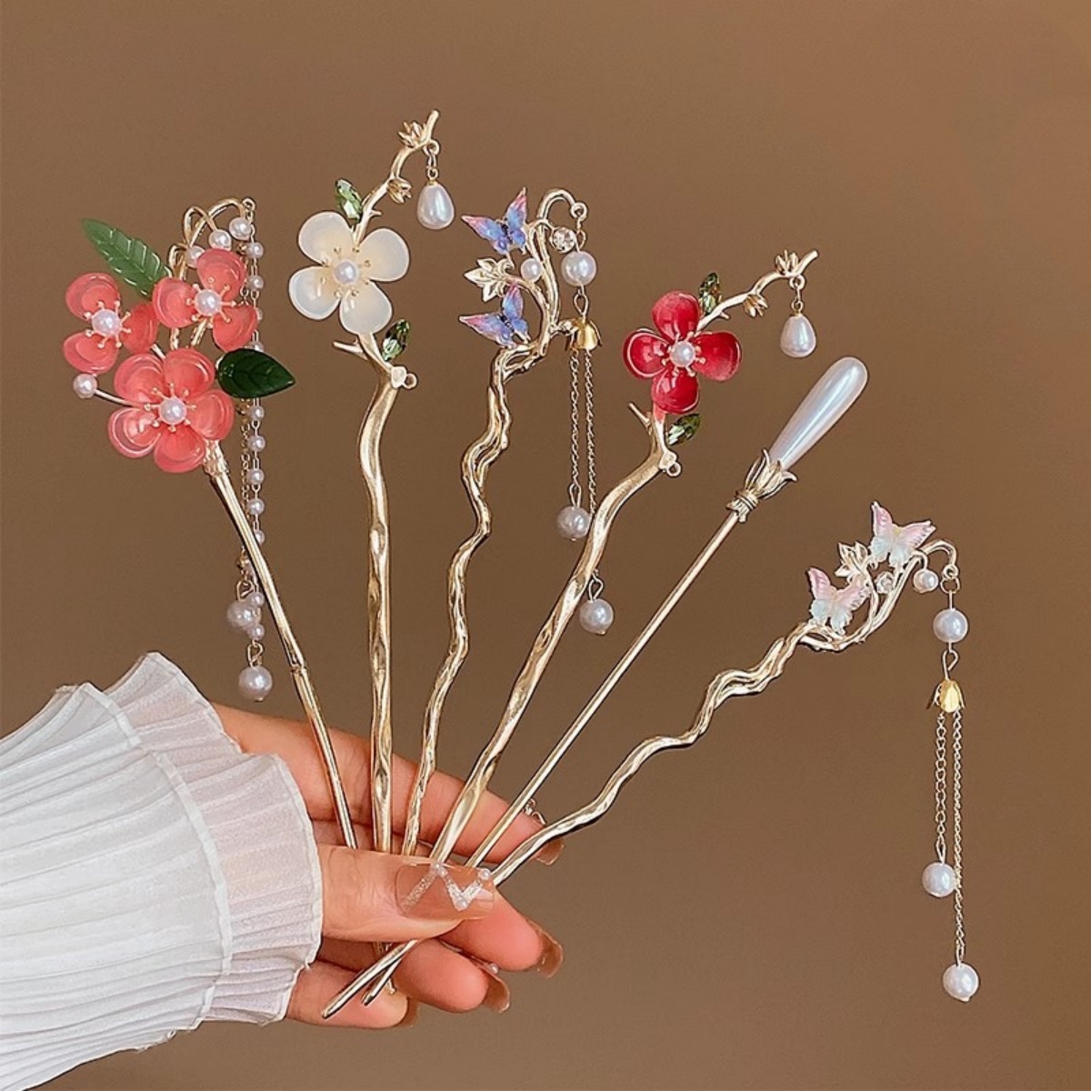 2025 New Flower Hairpin For Wo - Jewelry Making With Beads 评论和价格