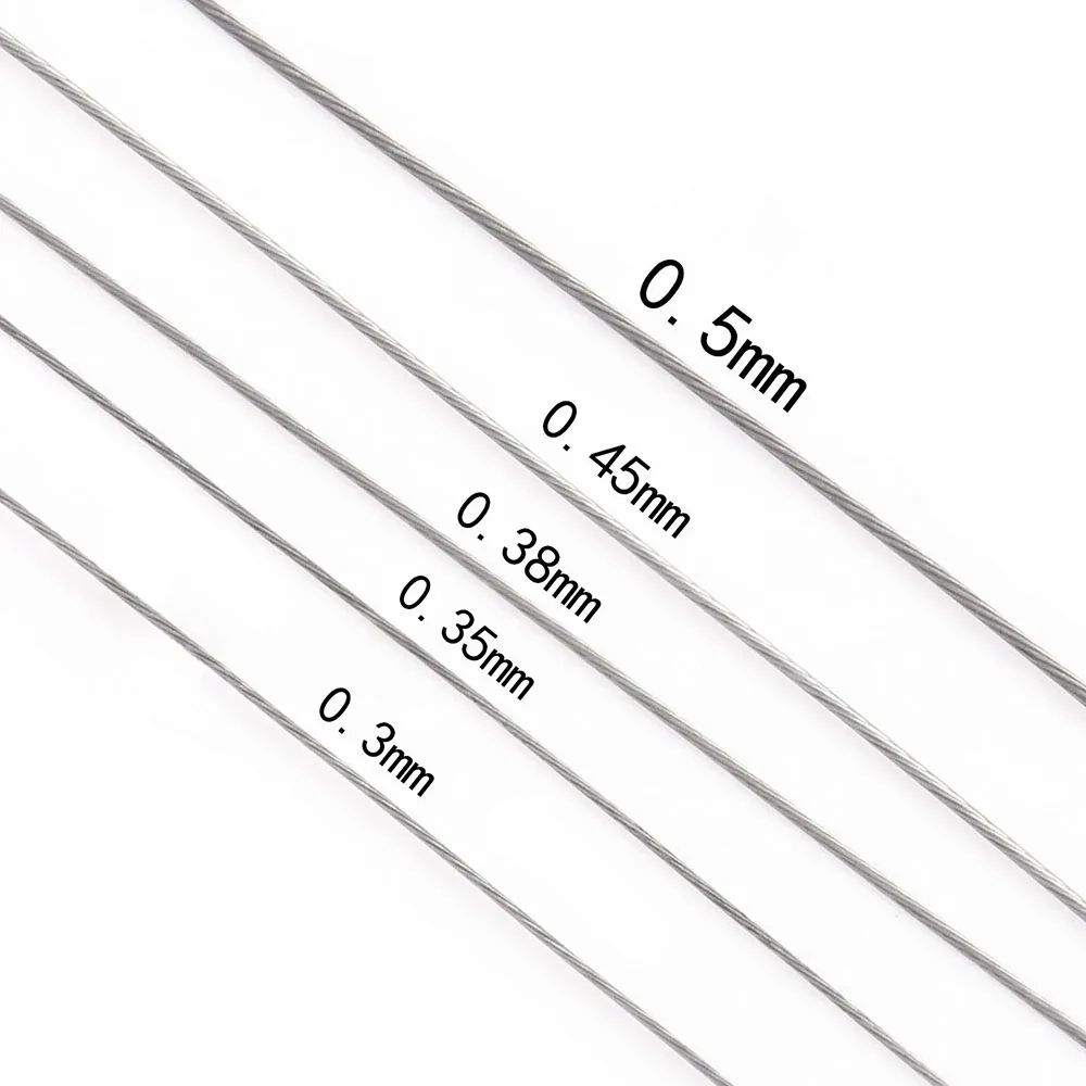 328 ft/100m 7 Strands Stainles - Jewelry Making Yarn 评论和价格