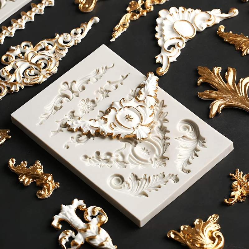 3 Bag Baroque-style silicone m - Jewelry Making Mold 评论和价格